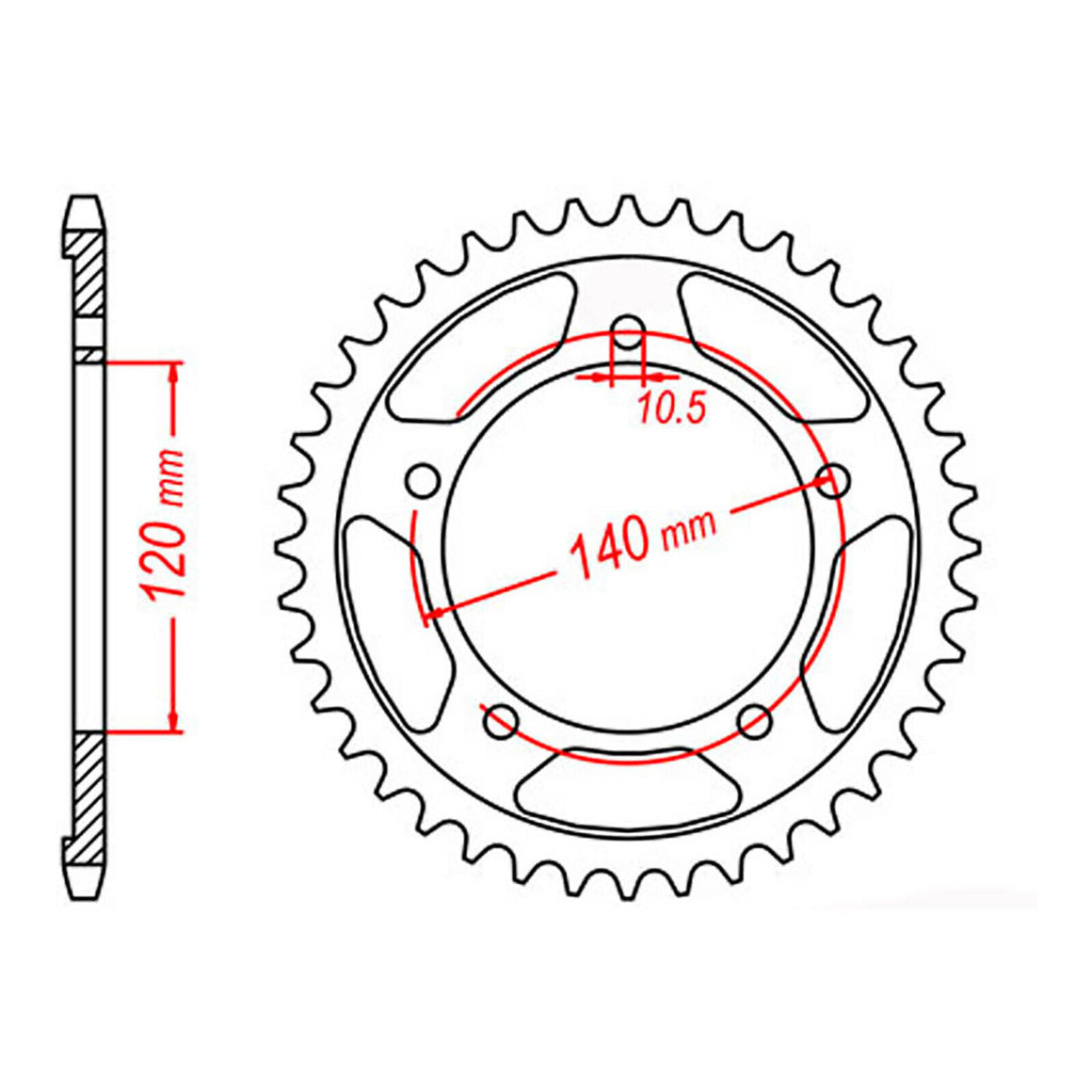 Sprocket Kit Suzuki GSF1250/S Bandit '07-'11 (economy) - 530XRE 18/4