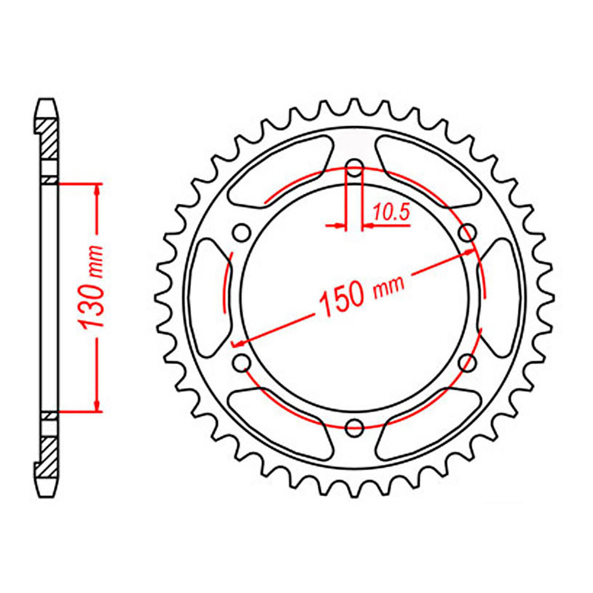 Sprocket Kit Yamaha FZ8S/N '10-'12 - 525XRE 16/46