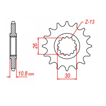 Sprocket Kit Yamaha FJ1200/XJR1300 - 530ZXW 17/39