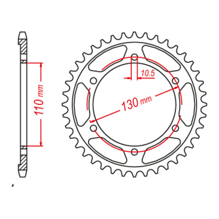 Sprocket Kit Yamaha XTZ690 Tenere '20-'21 - GB525ZXW 15/46