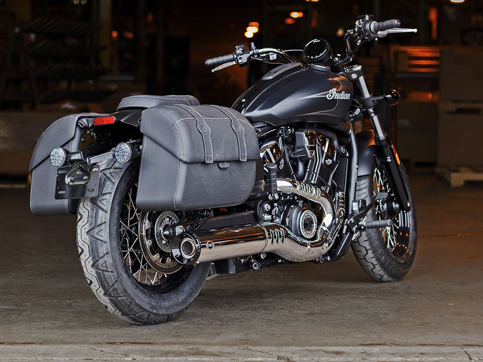 S&S MUFFLER SCOUT 2025 CHROME / BLK END