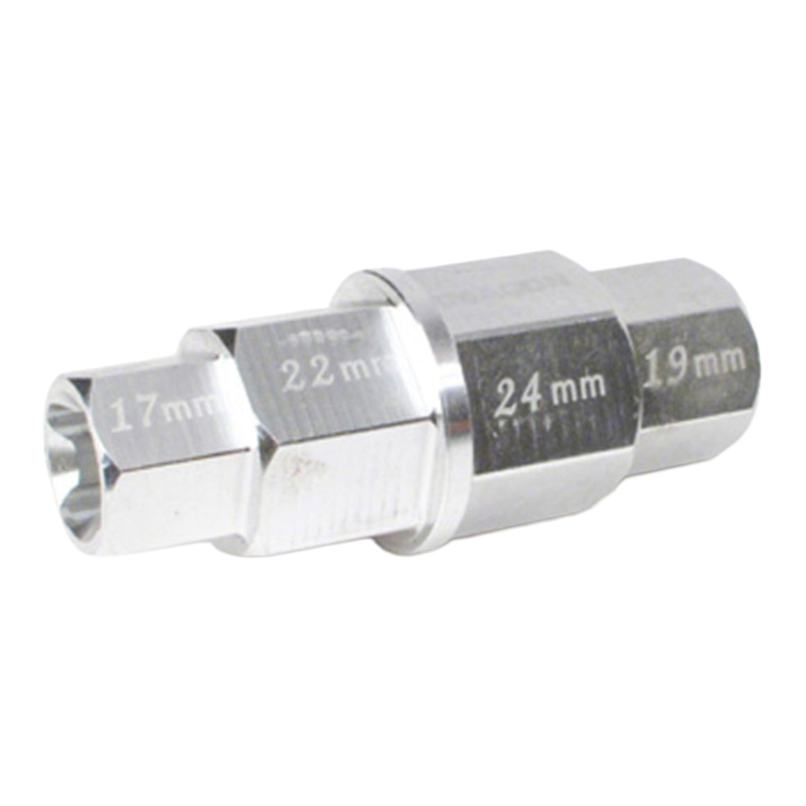 WHITES 4-IN-1 HEX AXLE TOOL 17 19 22 24mm ALUM