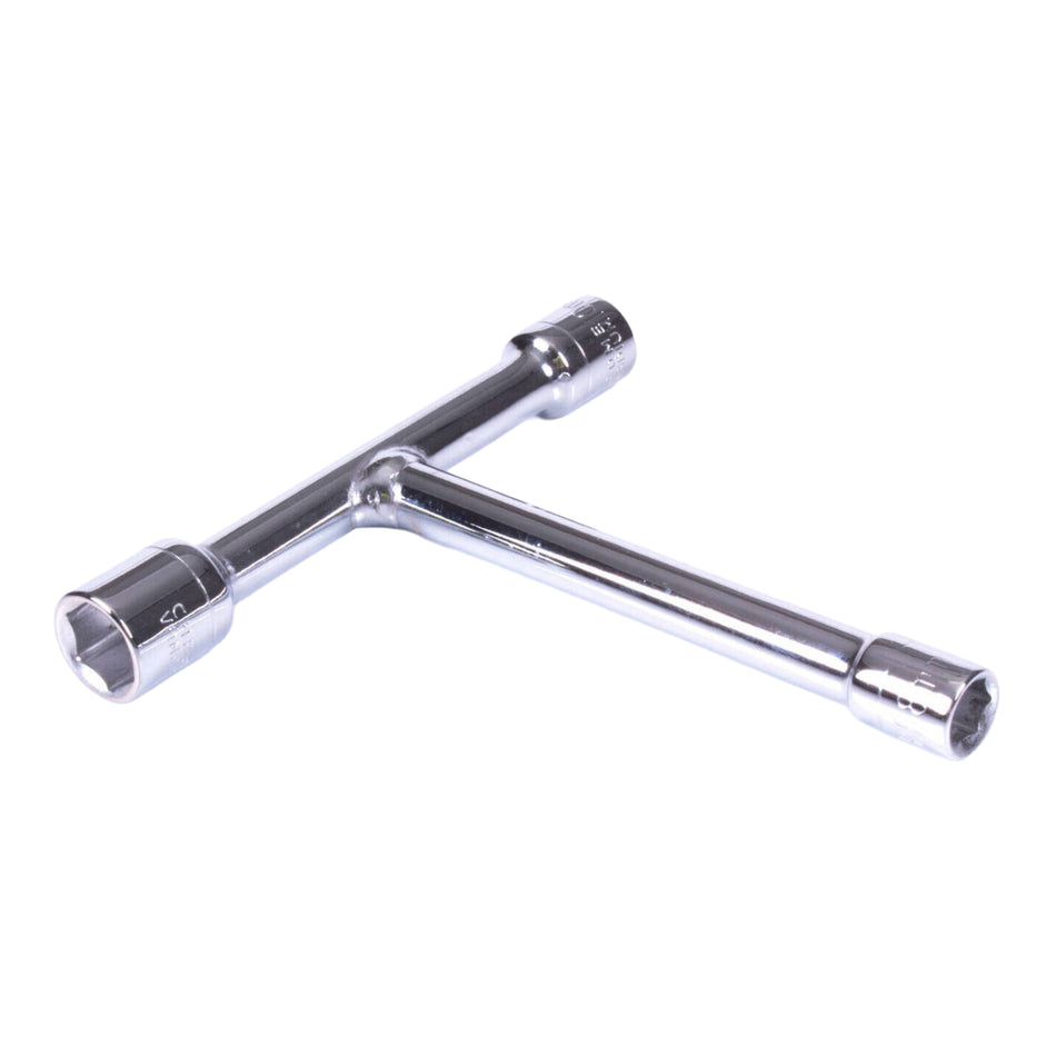 T-handle Socket Wrench 3-way 8/10/12