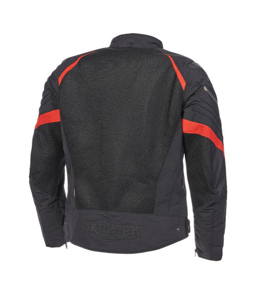 Triumph TRIPLE SPORT MESH JACKET IN BLACK, WHITE AND RED