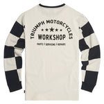 Triumph Harker Long Sleeved T-Shirt Bone / Black