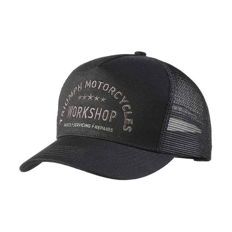 Triumph WORKSHOP TRUCKER CAP BLACK / BLACK