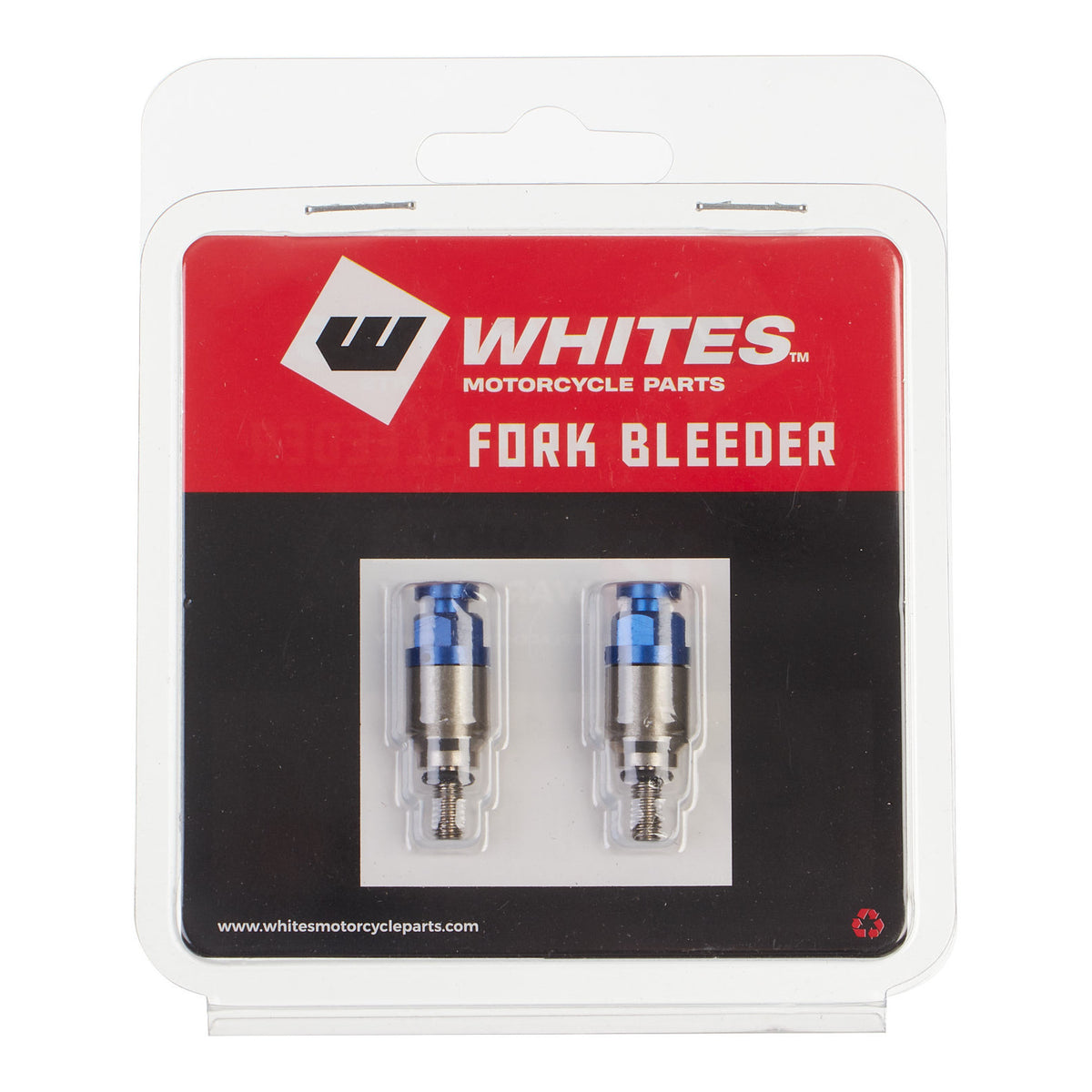 Whites Fork Bleeder Valve - M4 x 0.7 (Blue)