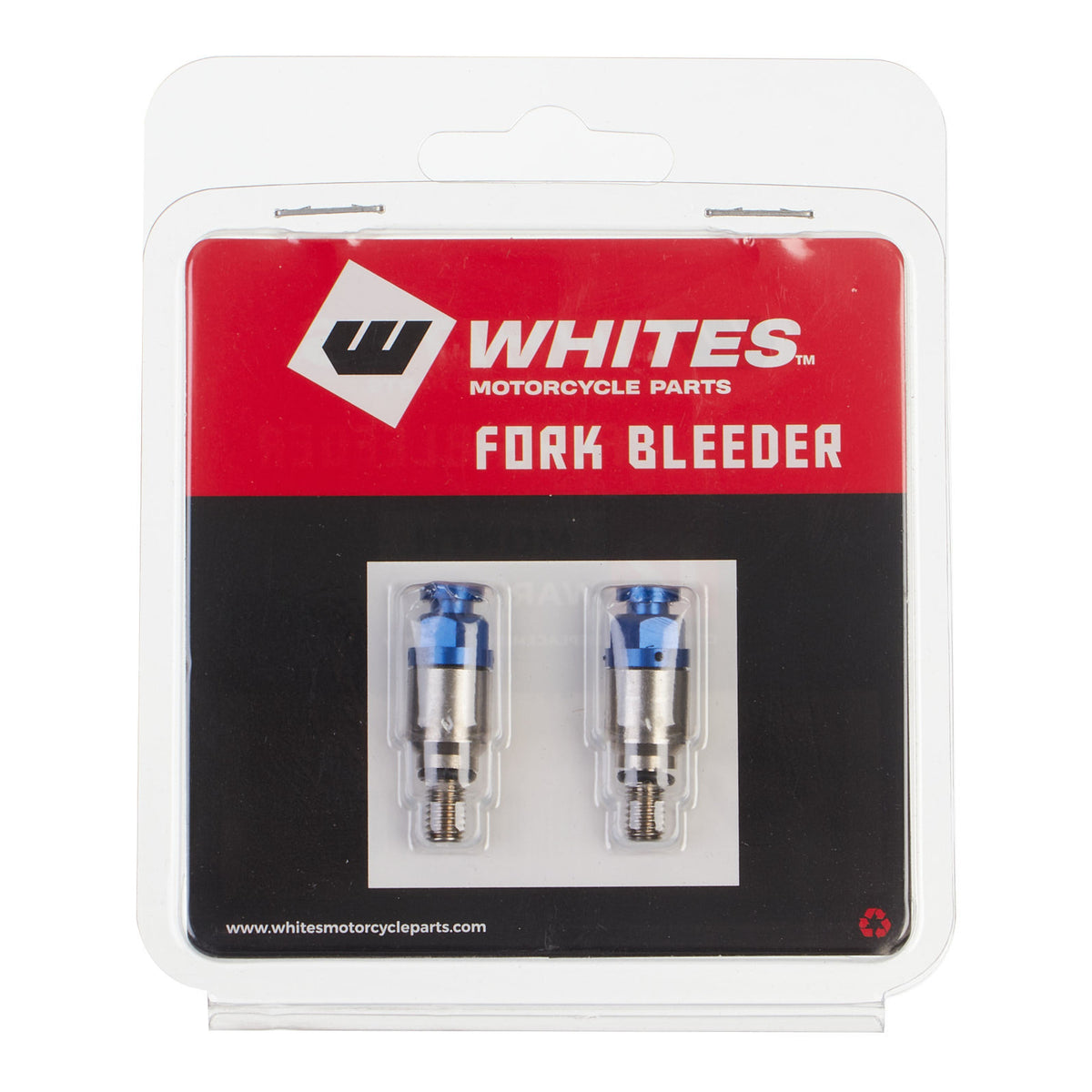 Whites Fork Bleeder Valve - M5 x 0.8 (Blue)