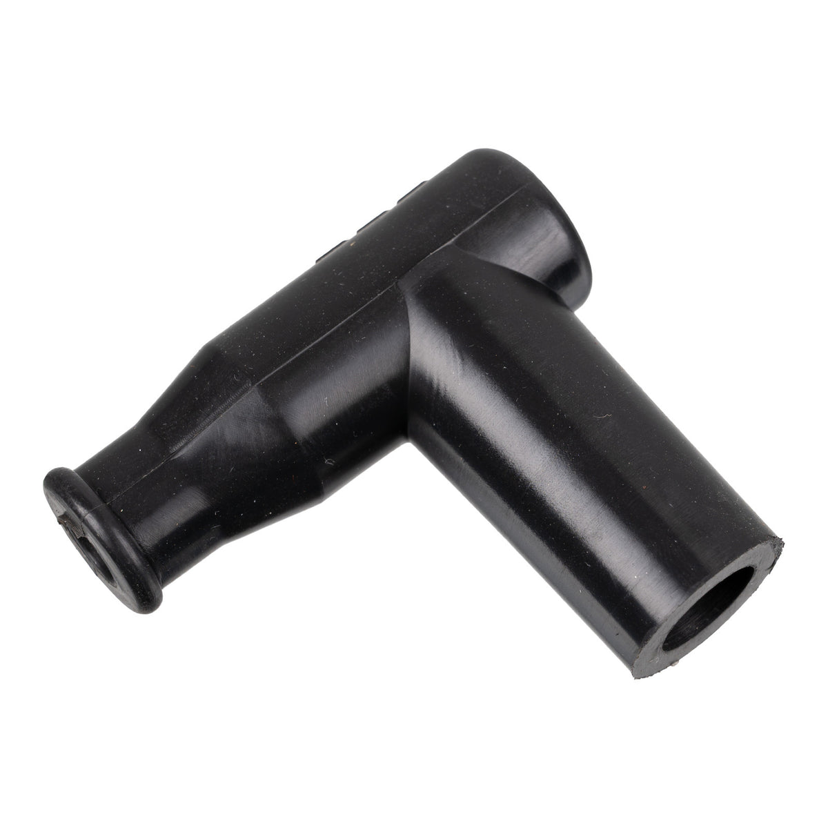 Whites Spark Plug Cap – Replaces TB05EM – Right Angle – Black