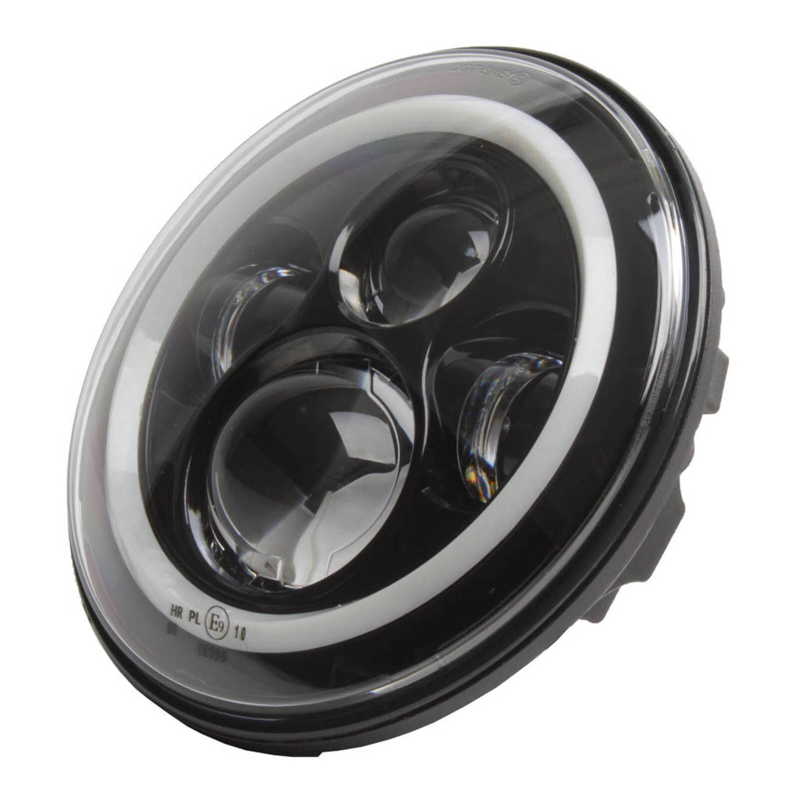 Whites LED Headlight Insert 7 with H4 Plug , E-mark