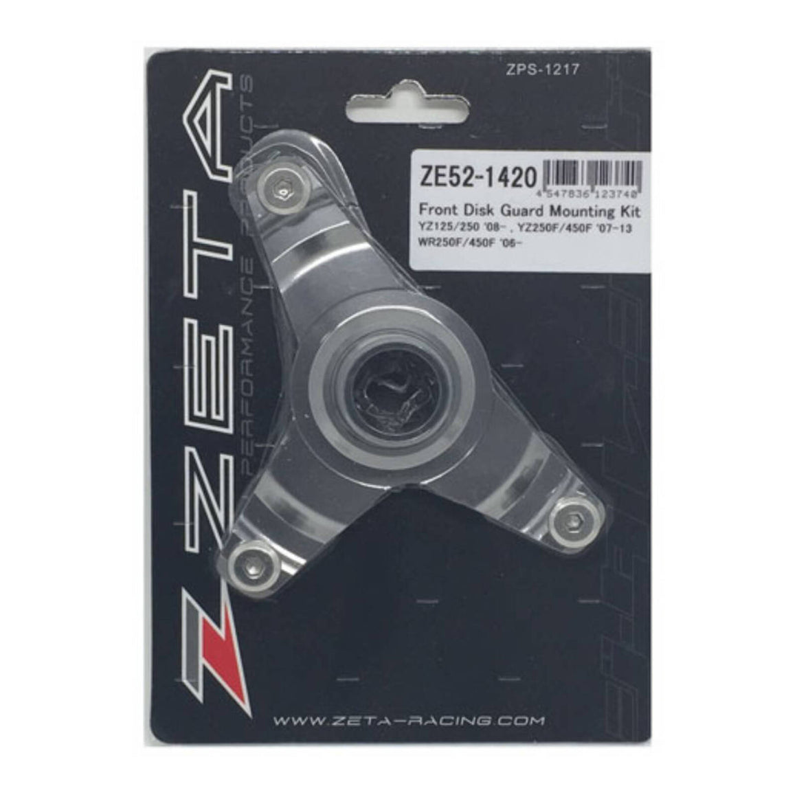 Zeta Front Disc Guard Mounting Kit Yamaha YZ '08-, YZF '07-'13, WRF '0-
