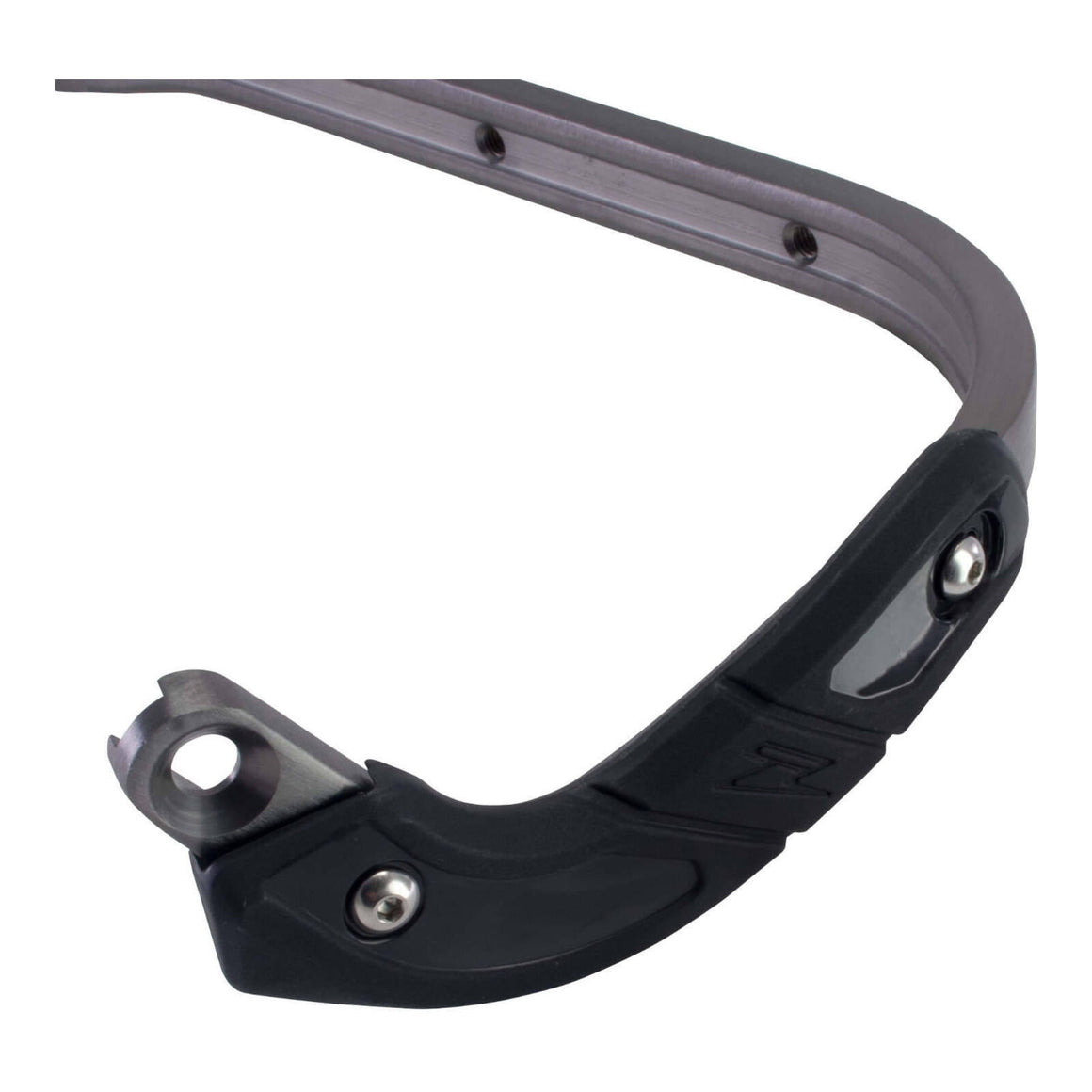 Zeta Pro Armor Bended Hand Guard - Titanium Colour