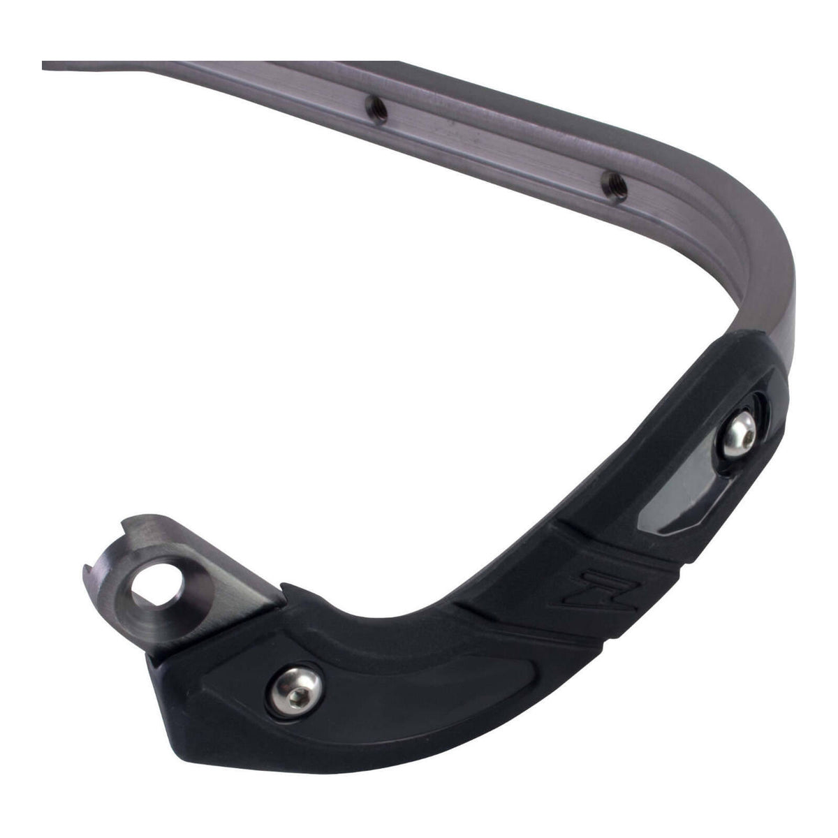 Zeta Pro Armor Bended Hand Guard - Titanium Colour