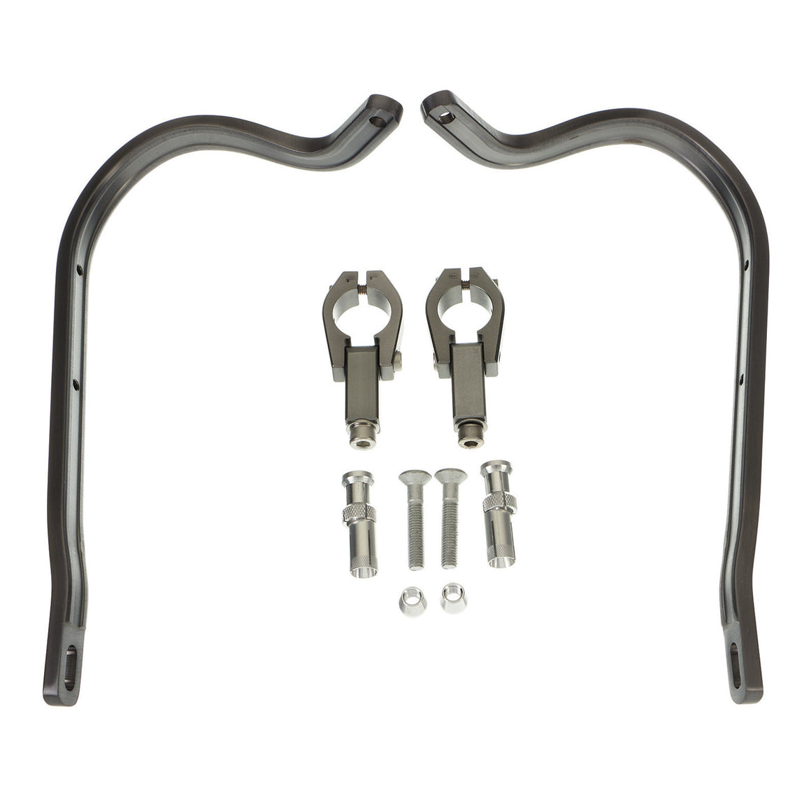 Zeta Armor Bended Hand Guard for 28.6mm Bar - Titanium Colour
