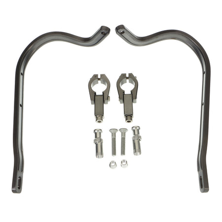 Zeta Armor Bended Hand Guard for 28.6mm Bar - Titanium Colour