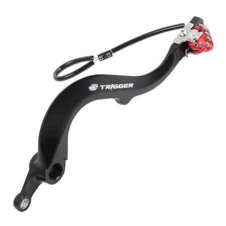 Zeta Trigger Brake Pedal Kawasaki KX250/F '06-20 Red