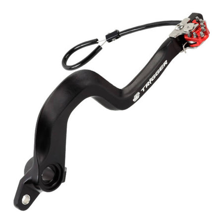 Zeta Trigger Brake Pedal Suzuki DRZ400/SM Red
