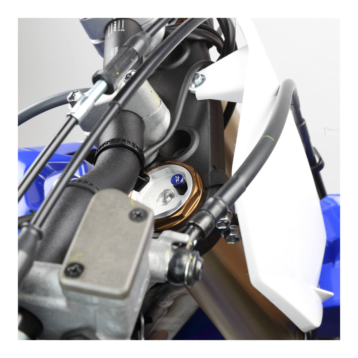 Zeta Fork Top Bleeder S-Type Showa/KYB (2pcs) - Blue