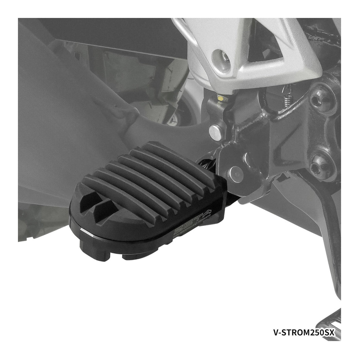 Zeta Adventure Foot Pegs V-Strom – Black