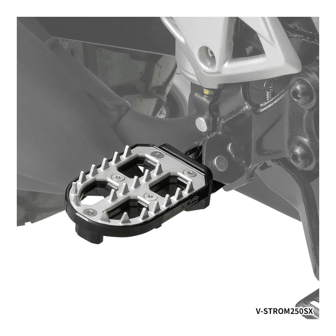 Zeta Adventure Foot Pegs V-Strom – Black