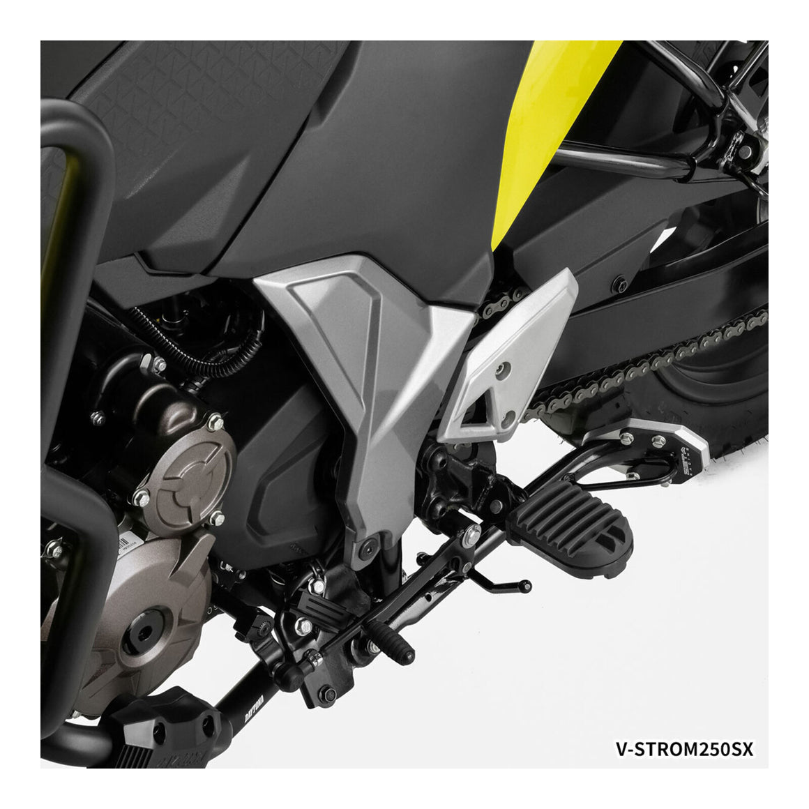 Zeta Adventure Foot Pegs V-Strom – Black