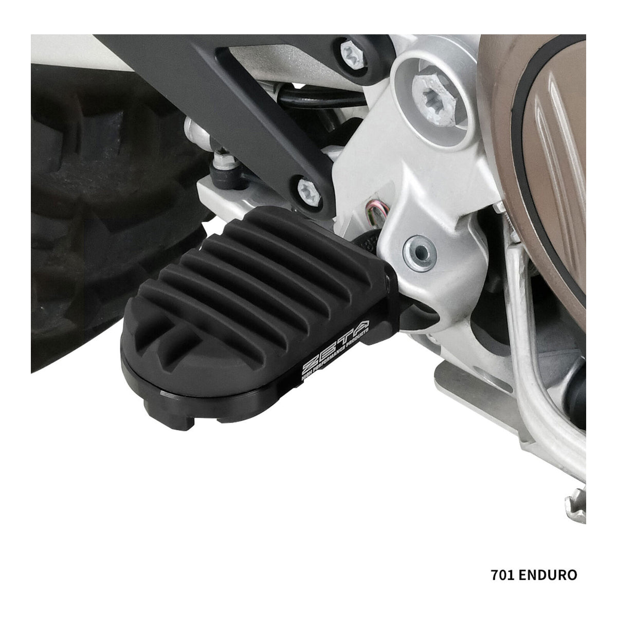 Zeta Adventure Foot Pegs KTM – Black