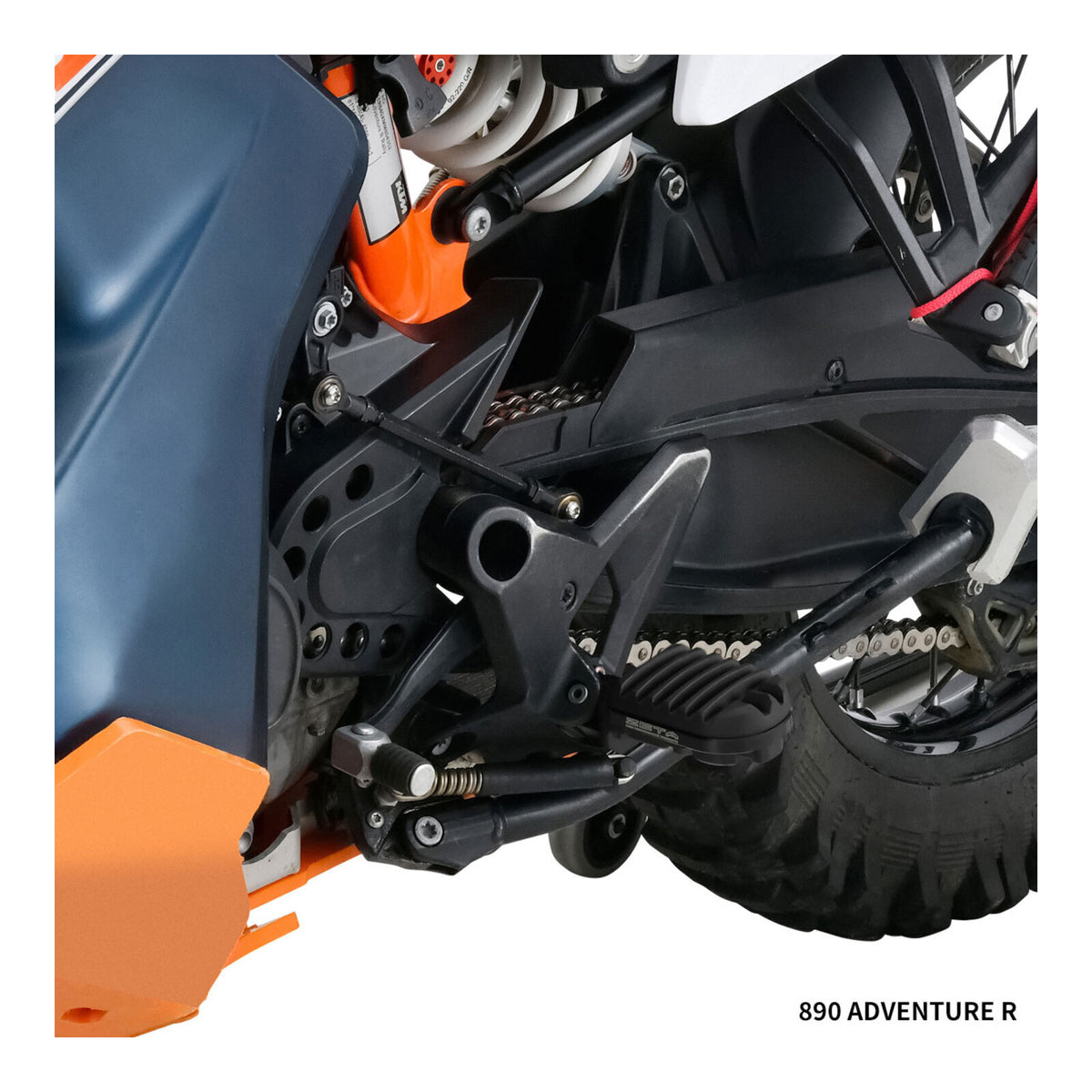 Zeta Adventure Foot Pegs KTM – Black