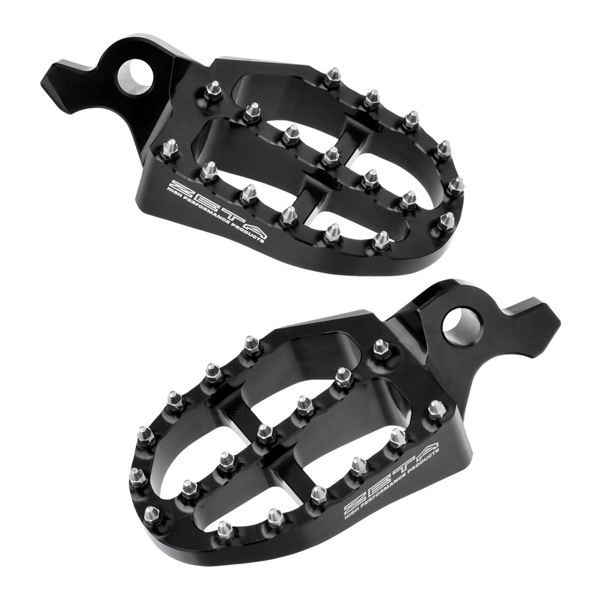 Zeta Aluminium Footpegs YZ '23- Black