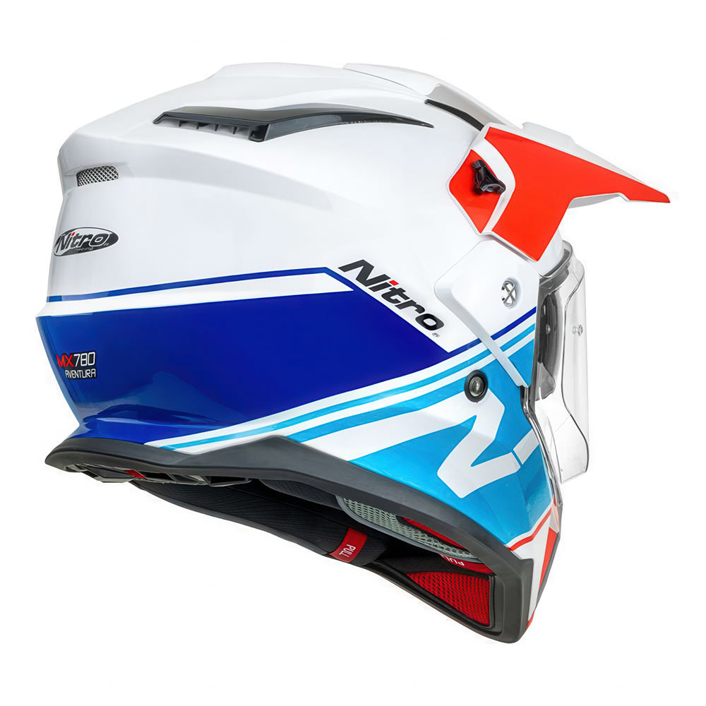 NITRO MX780 DVS [GLOSS WHITE LIGHT BLUE RED BLUE] 