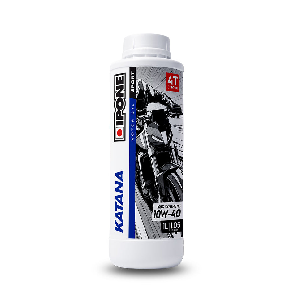 IPONE Katana - 100% Synthetic 4T Oil - 10W40 1L