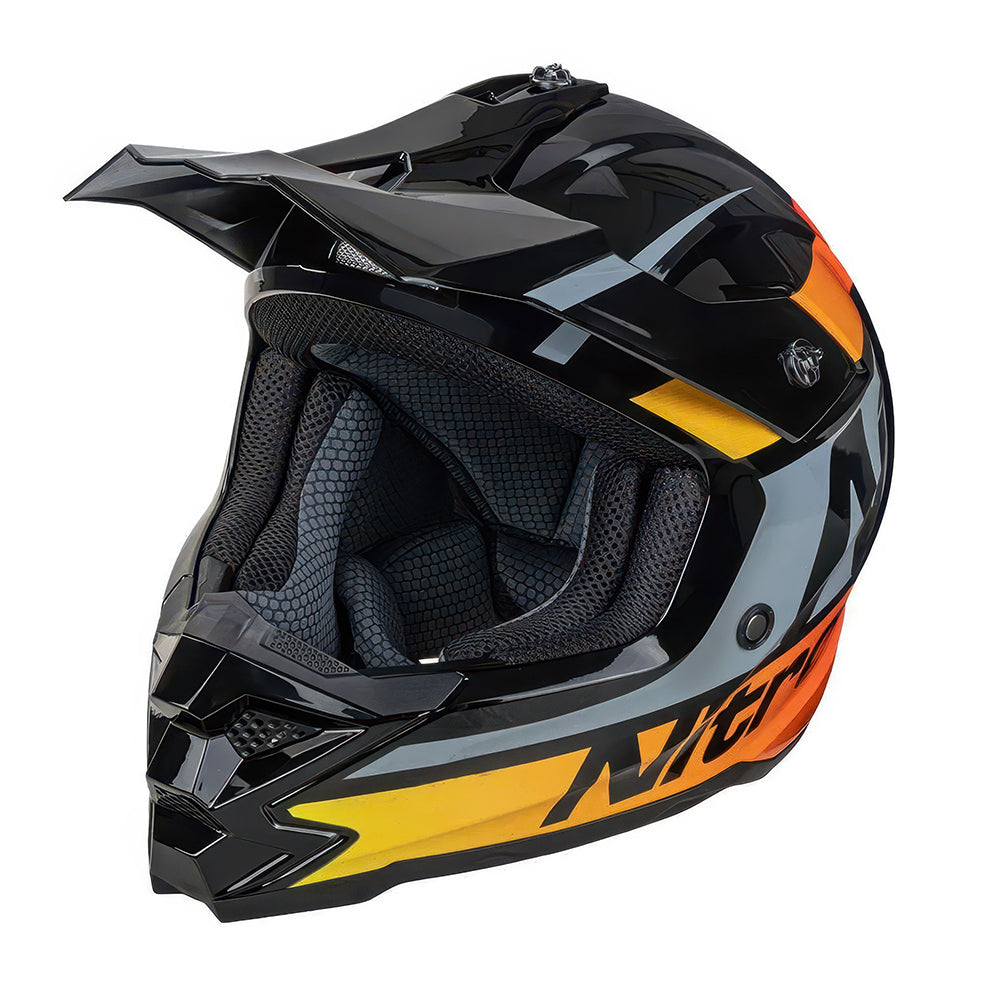 NITRO MX710 YOUTH [ONYX BLACK RED YELLOW] 6