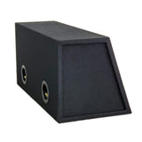 SUBWOOFER BOX FOR 2 x 12" SUB DOUBLE BLACK
