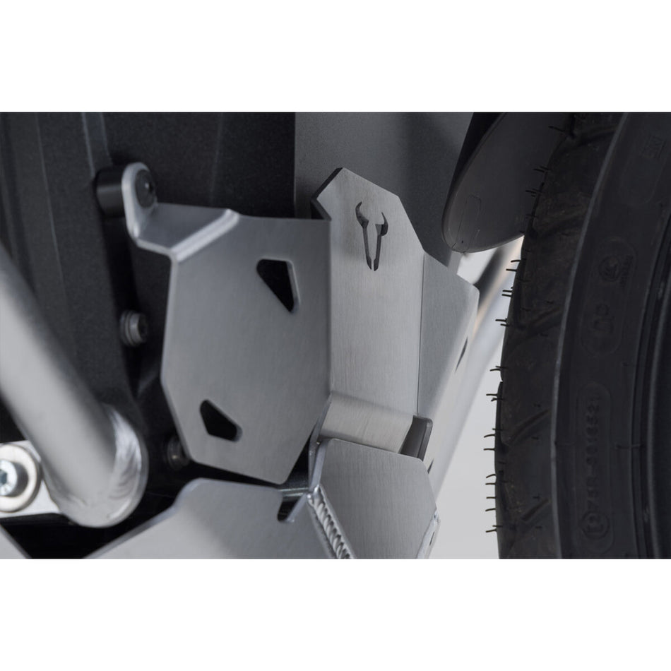 BASH PLATE EXTENSION SW MOTECH SILVER BMW R1300GS 23-ON