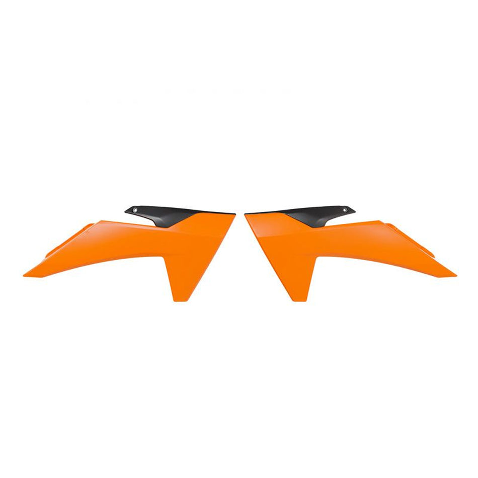 RADIATOR SHROUDS RTECH ORANGE BLACK KTM 65SX 24-ON