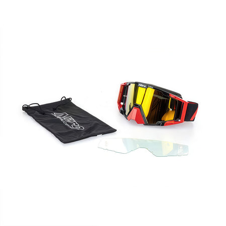 NITRO NV-100 GOGGLES [RED BLACK] - 4