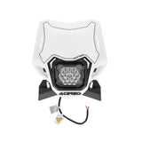 HEADLIGHT VSL LUMEN-X - White/Black