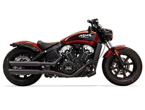 Indian BASSANI XHAUST Slip-On Mufflers Black