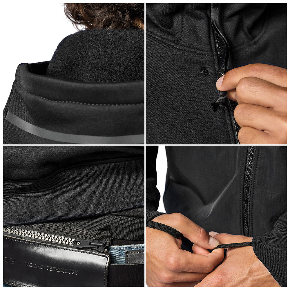 REV'IT! Oakwood Hoodie Jacket Black