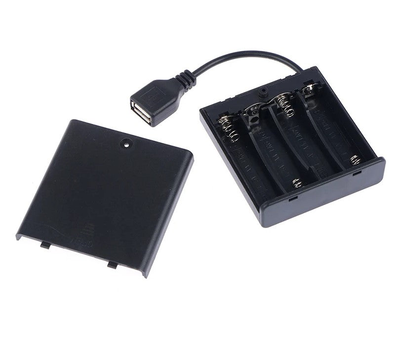 BATT MAN AA BATTERY PACK WITH CASE FOR SKAA MINI RECEIVERS/TRANSMITTERS
