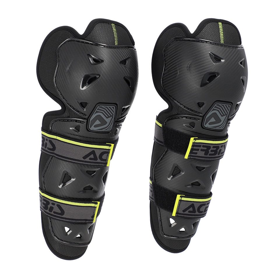 ACERBIS Profile 2 Knee Guards - Black Yellow