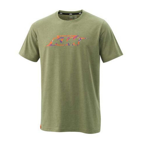 KTM Camo tee green melange