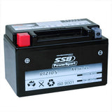 MOTORCYCLE AND POWERSPORTS BATTERY (YTZ10-S) AGM 12V 8.6AH 210CCA BY SSB HIGH PERFORMANCE