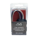 EDS 2 CH PASSIVE LINE OUTPUT CONVERTER MINI 80W SPEAKER TO RCA WITH AMP TURN ON