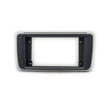 FITTING KIT 9" DASH NISSAN LEAF 2018 ON (BLACK WITH SILVER TRIM)