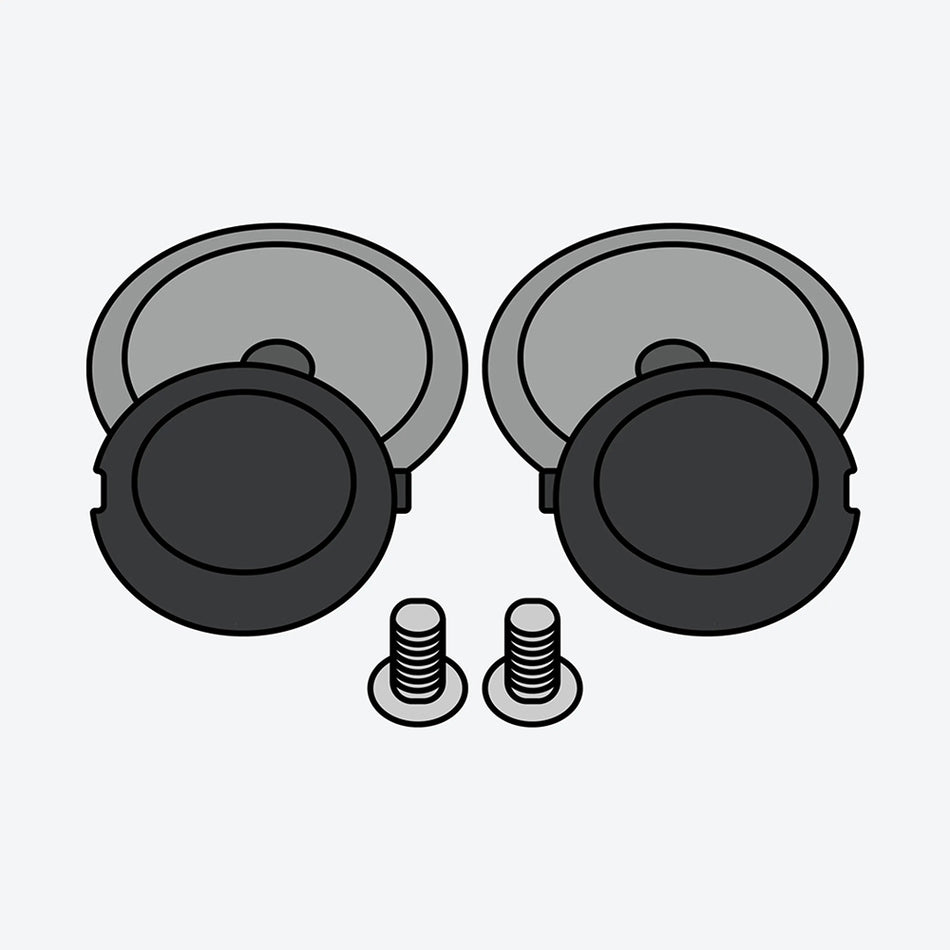 Visor Plates Helios Black Airoh
