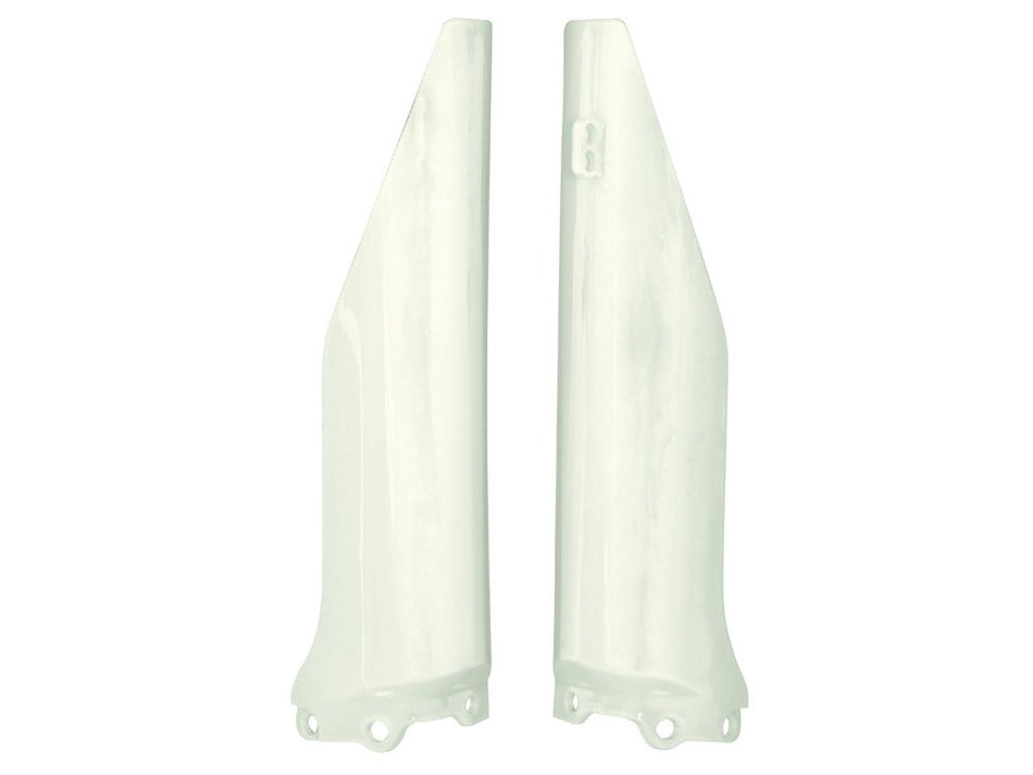 FORK PROTECTORS RTECH NEUTRAL WHITE KAWASAKI KX125 04-06 KX250 04-06 KX250F 04-05
