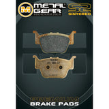 BRAKE PADS REAR METAL GEAR