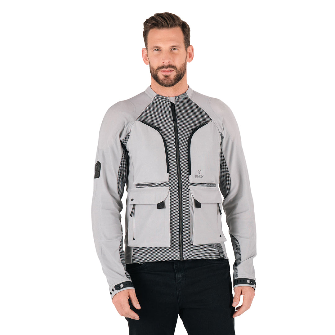 KNOX Tor DUO - Mens Armoured Shirt - Grey