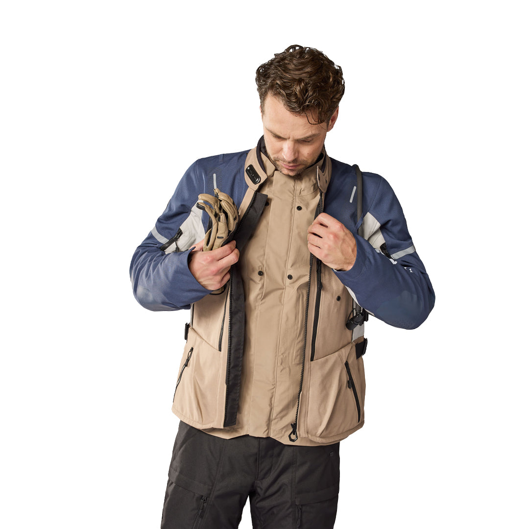 REVIT Sand 5 H2O jacket with waterproof layer on the interior