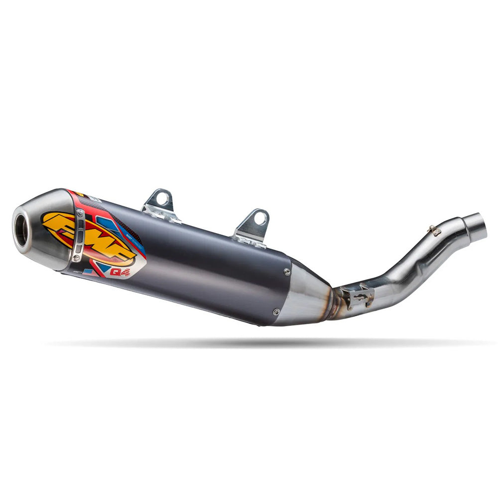 FMF - Q4 Hex Slip On - Grey Anodized